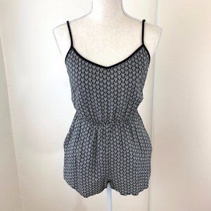 H&M Black and White Romper